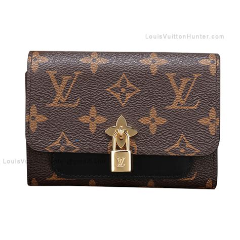 louis vuitton flower wallet|louis vuitton wallet women real.